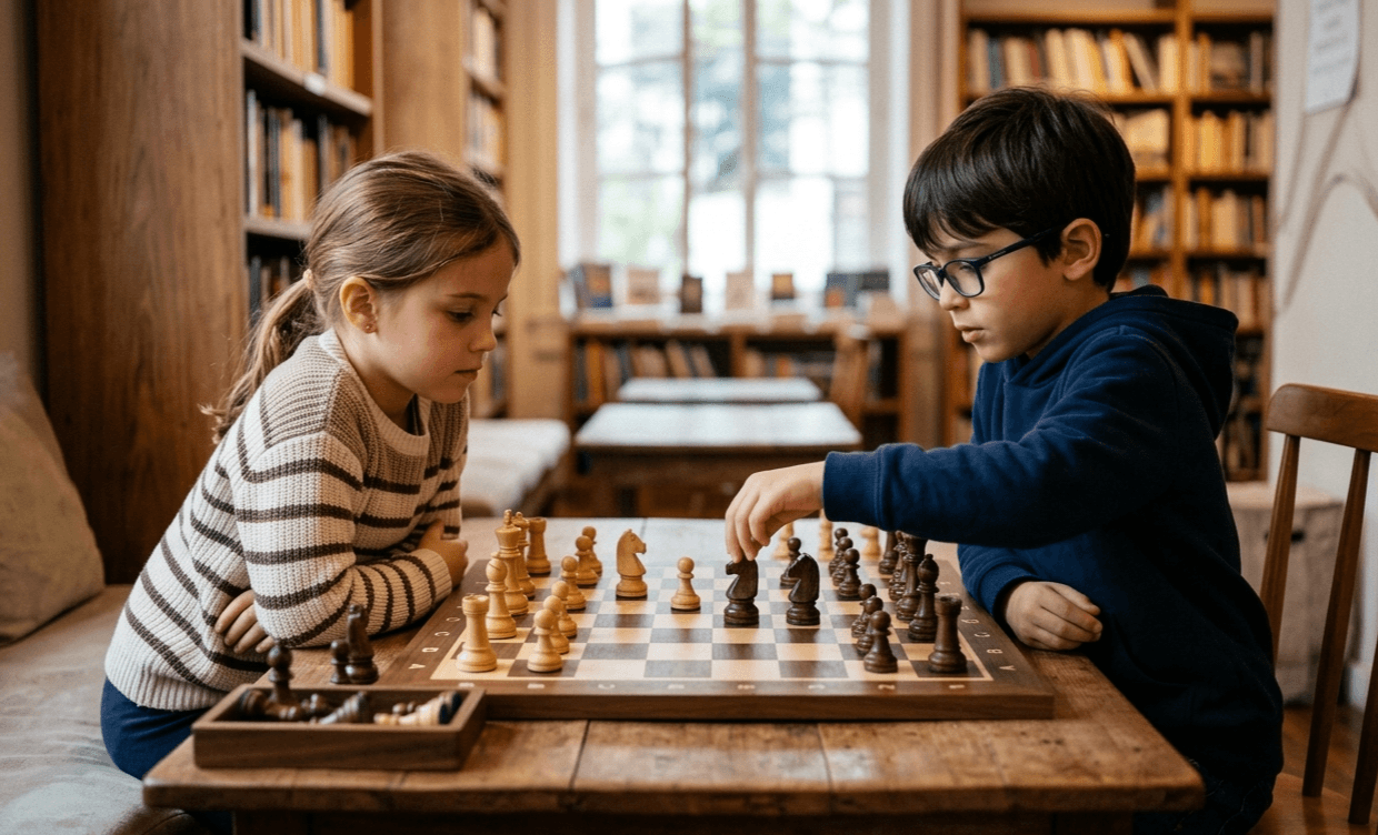 O Xadrez e o Desenvolvimento Infantil: Como Esse Jogo Milenar Transforma o Cérebro e o Caráter das Crianças
